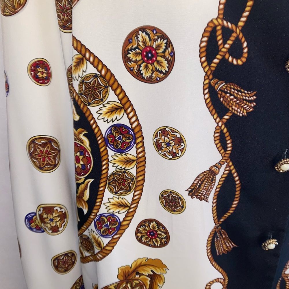 SK & Company Blouse * Versace Look * - Picture 6 of 12